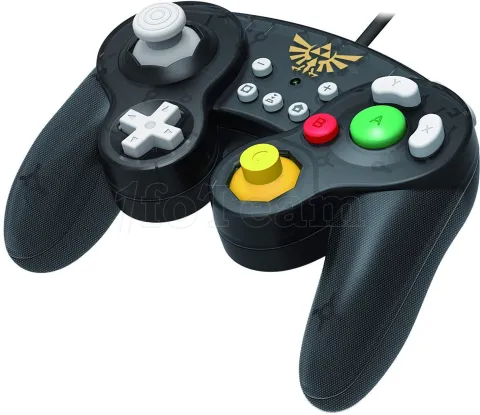 Photo de Manette de jeu filaire Hori GameCube Zelda pour Nintendo Switch (Noir)