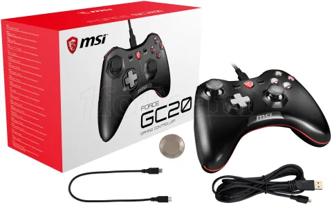 Photo de Manette de jeu filaire MSI Force GC20 (Noir)