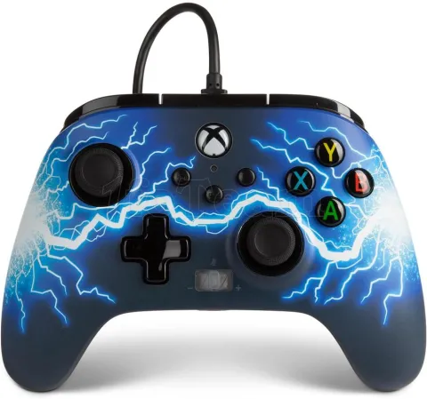 Photo de Manette de jeu filaire PowerA Arc Lightning Edition pour XBox (Bleu)