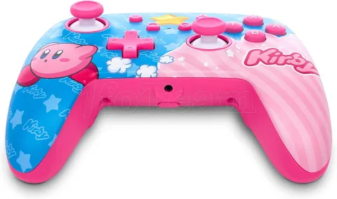 Photo de Manette de jeu filaire PowerA Enhanced Kirby pour Nintendo Switch (Bleu/Rose))