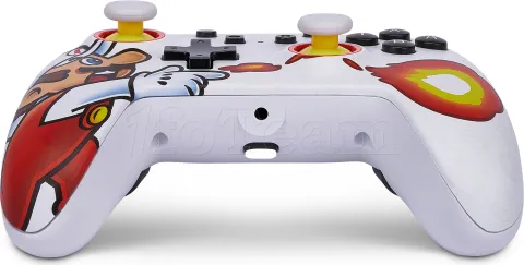 Photo de Manette de jeu filaire PowerA Enhanced Mario Fireball pour Nintendo Switch (Blanc)