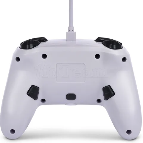 Photo de Manette de jeu filaire PowerA Enhanced Mario Fireball pour Nintendo Switch (Blanc)