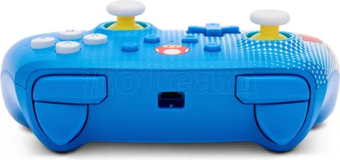 Photo de Manette de jeu filaire PowerA Enhanced Mario pour Nintendo Switch (Bleu)