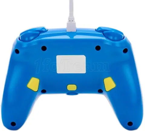 Photo de Manette de jeu filaire PowerA Enhanced Mario pour Nintendo Switch (Bleu)