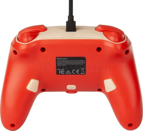 Photo de Manette de jeu filaire PowerA Enhanced Mario Vintage pour Nintendo Switch (Orange)