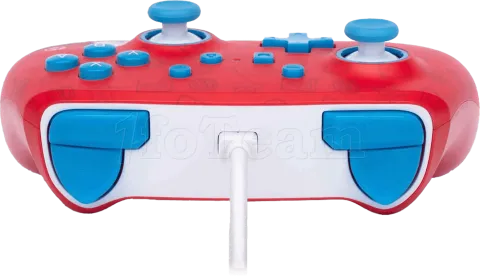 Photo de Manette de jeu filaire PowerA Enhanced Mario Woo-hoo! pour Nintendo Switch (Blanc)