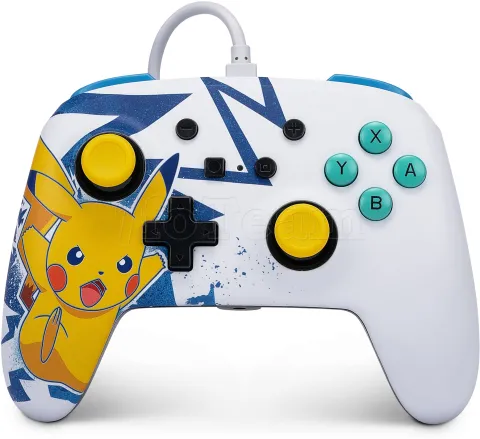 Photo de Manette de jeu filaire PowerA Enhanced Pokémon : Pikachu High Voltage pour Nintendo Switch/PC