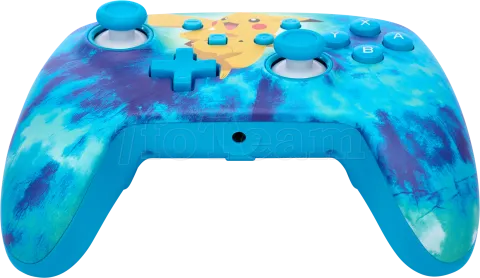 Photo de Manette de jeu filaire PowerA Enhanced Pokémon : Tie Dye Pikachu pour Nintendo Switch/PC