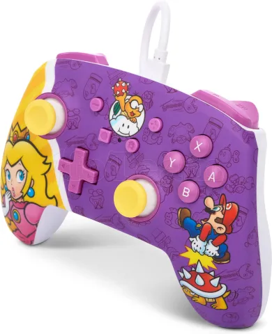 Photo de Manette de jeu filaire PowerA Enhanced Princess Peach Battle pour Nintendo Switch/PC