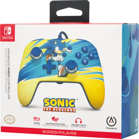 Photo de Manette de jeu filaire PowerA Enhanced Sonic Boost pour Nintendo Switch/PC