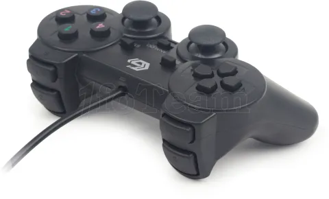 Photo de Manette de jeu Gembird pour PC (Noir) - Pack de 2