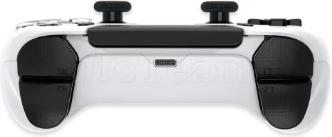 Photo de Manette de jeu sans fil Bluetooth Freaks and Geeks pour PS5/PC (Blanc)