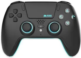 Photo de Manette de jeu sans fil Bluetooth Freaks and Geeks pour PS5/PC (Noir)