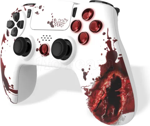 Photo de Manette de jeu sans fil Freaks and Geeks Bloody Feast pour PS4/PC (Noir)