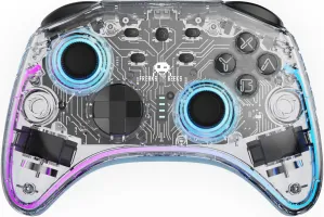 Photo de Manette de jeu sans fil LED Freaks and Geeks Polychroma pour Switch/PC