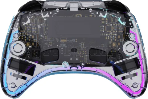 Photo de Manette de jeu sans fil LED Freaks and Geeks Polychroma pour Switch/PC