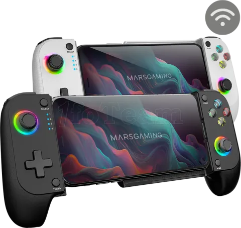 Photo de Manette de jeu sans fil Mars Gaming MGP-X (Blanc)