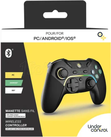 Photo de Manette de jeu sans fil pour PC (Noir)