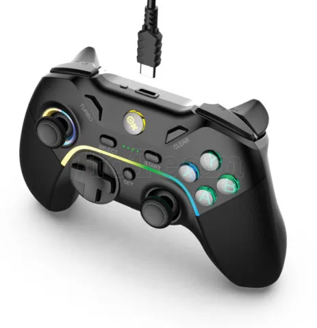 Photo de Manette de jeu sans fil pour PC (Noir)