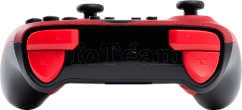 Photo de Manette de jeu sans fil PowerA Mario Silhouette pour Nintendo Switch (Rouge)