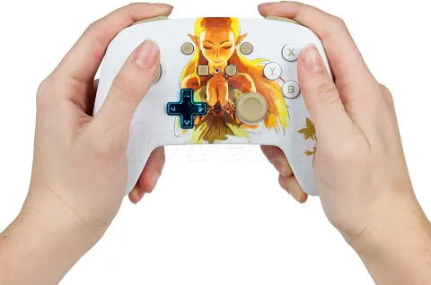 Photo de Manette de jeu sans fil PowerA Princesse Zelda pour Nintendo Switch (Blanc)