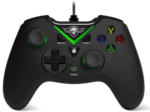 Photo de Manette de jeu Spirit of Gamer PGX pour Xbox One (Noir/Vert)