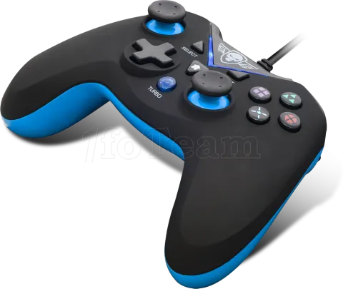 Photo de Manette de jeu Spirit of Gamer XGP Xtrem pour PS3 (Noir/Bleu)