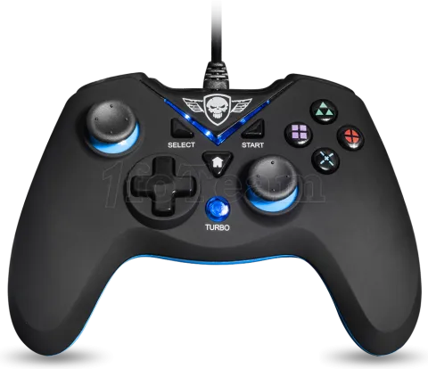 Photo de Manette de jeu Spirit of Gamer XGP Xtrem pour PS3 (Noir/Bleu)