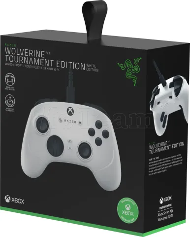 Photo de Manette Razer Wolverine V3 Tournament (Blanc)