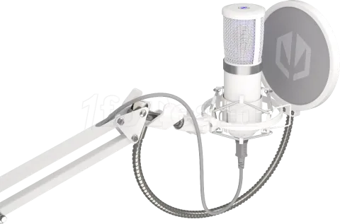 Photo de Microphone Endorfy Solum Streaming Onyx avec bras de montage (Blanc)