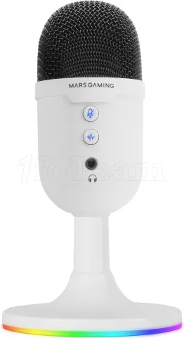 Photo de Microphone Mars Gaming MMIC-CX RGB (Blanc)