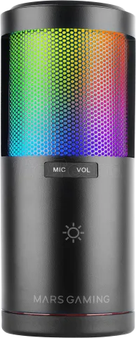 Photo de Microphone Mars Gaming  MMIC-SC RGB avec bras de montage (Noir)