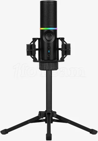 Photo de Microphone Streamplify Mic Tripod RGB avec trépied (Noir)