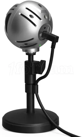 Photo de Microphone sur pied Arozzi Sfera Pro USB (Argent)