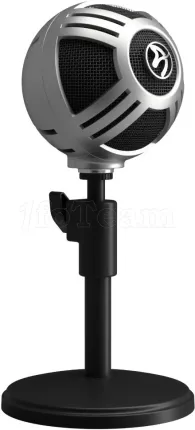 Photo de Microphone sur pied Arozzi Sfera Pro USB (Argent)