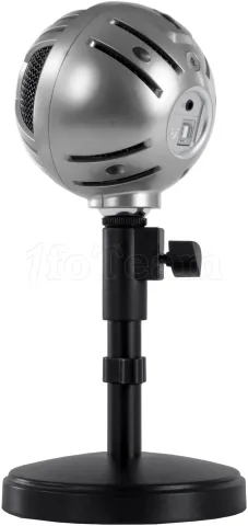 Photo de Microphone sur pied Arozzi Sfera USB (Argent)