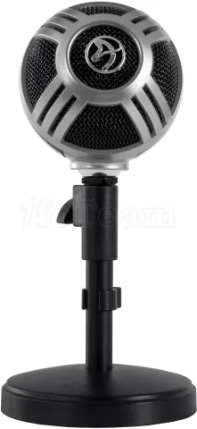 Photo de Microphone sur pied Arozzi Sfera USB (Argent)