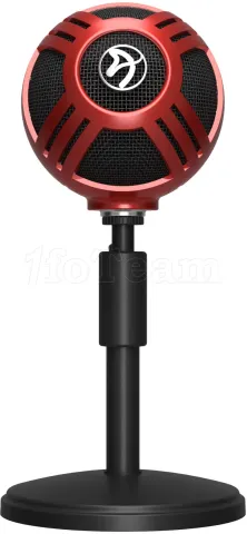 Photo de Microphone sur pied Arozzi Sfera USB (Rouge)