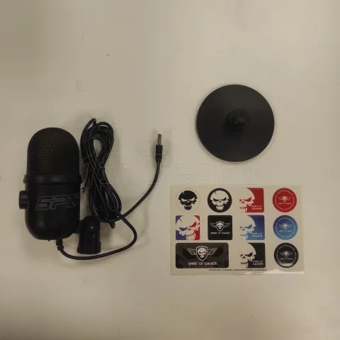 Photo de Microphone sur pied Spirit of Gamer Eko 400 RGB (Noir) - ID 2007004