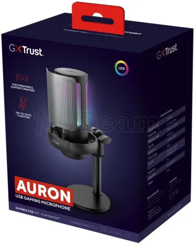 Photo de Microphone sur pied Trust GXT 238 Auron (Noir)