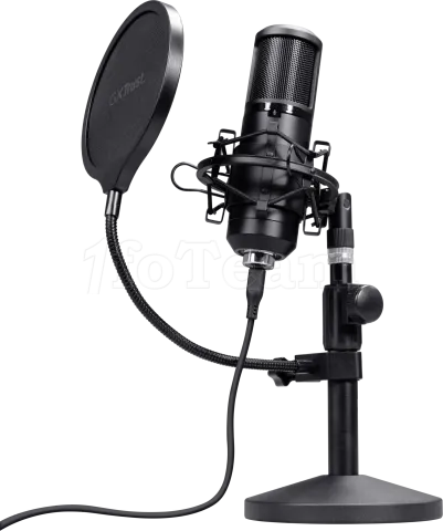 Photo de Microphone sur pied Trust GXT 269 Emita II (Noir)