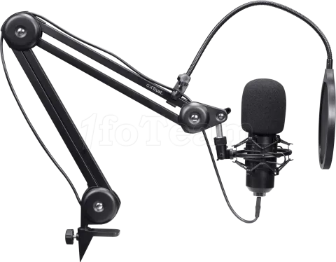 Photo de Microphone sur pied Trust GXT 270 Emita II+ (Noir)