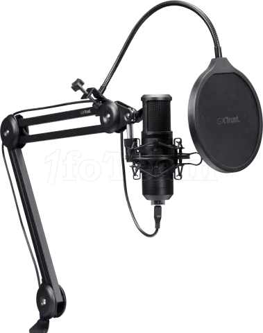 Photo de Microphone sur pied Trust GXT 270 Emita II+ (Noir)