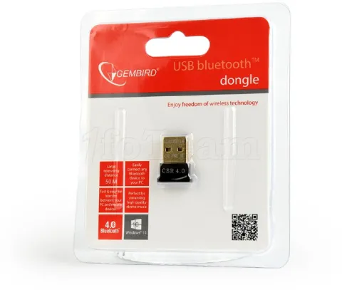 Photo de Mini Adaptateur Gembird USB BlueTooth 4.0