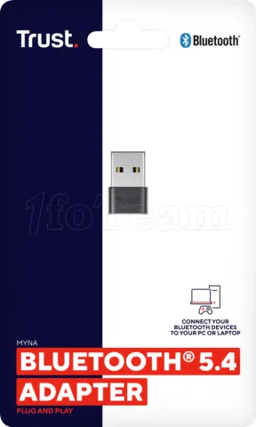 Photo de Mini Adaptateur Trust Myna USB BlueTooth 5.4
