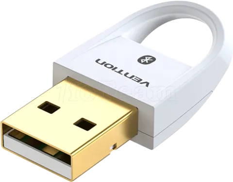 Photo de Mini Adaptateur Vention USB BlueTooth 5.0 (Blanc)