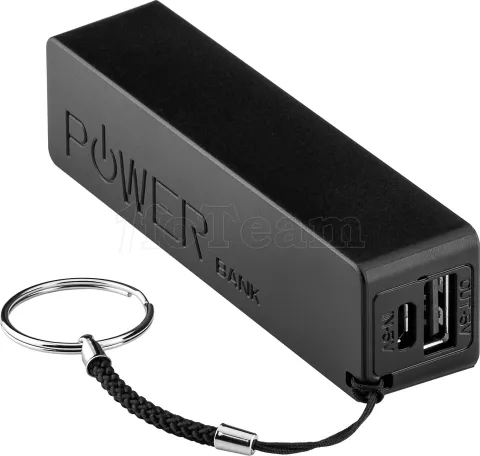 Photo de Mini Batterie USB portable Goobay PocketPower 2.0 - 2000mAh (Noir)