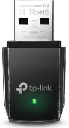 Photo de Mini Carte Réseau USB WIFI TP-Link Archer T3U (1300N)