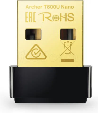 Photo de Mini Carte Réseau USB WiFi TP-Link Archer T600U Nano (AC600)