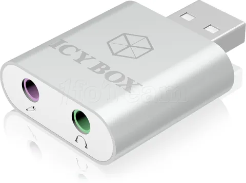 Photo de Mini Carte son ICY Box externe USB
